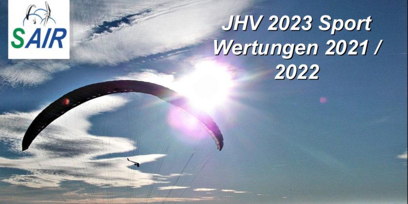 JHV 2023 SportWertungen 2021 /2022