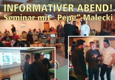Seminar mit „Pepe“ Malecki